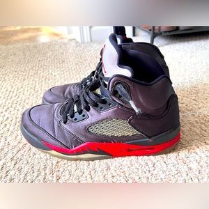 Nike Air Jordan 5 Satin Bred - men’s size 8